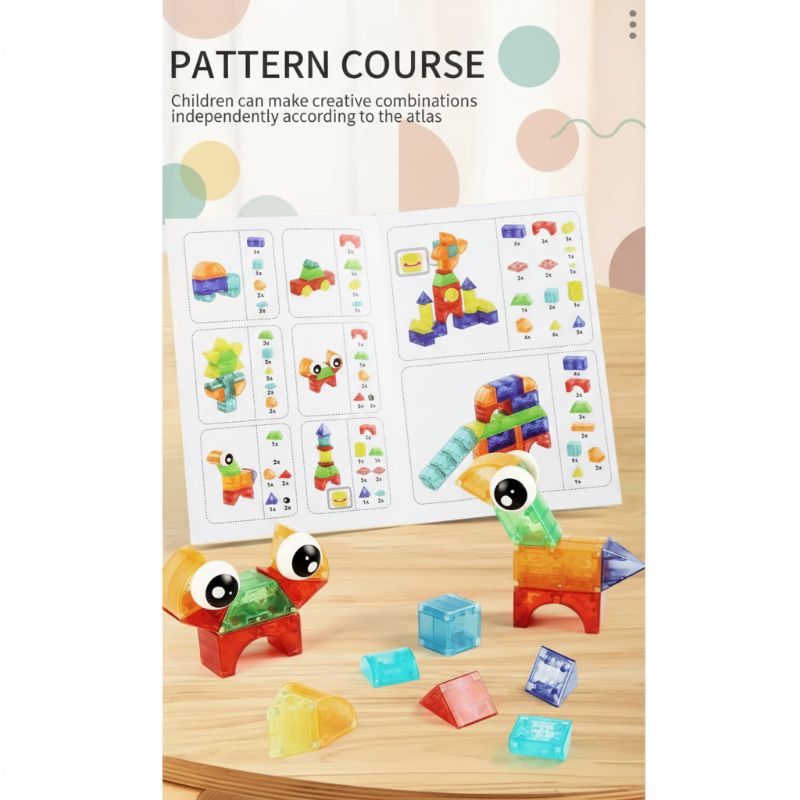 MagniCube – Créatif et éducatif – Ensemble de blocs de construction magnétiques