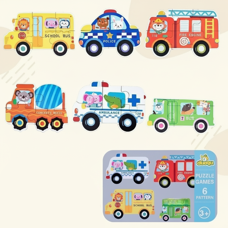 BrainBox – Apprendre & Jouer – Puzzle en bois 3D