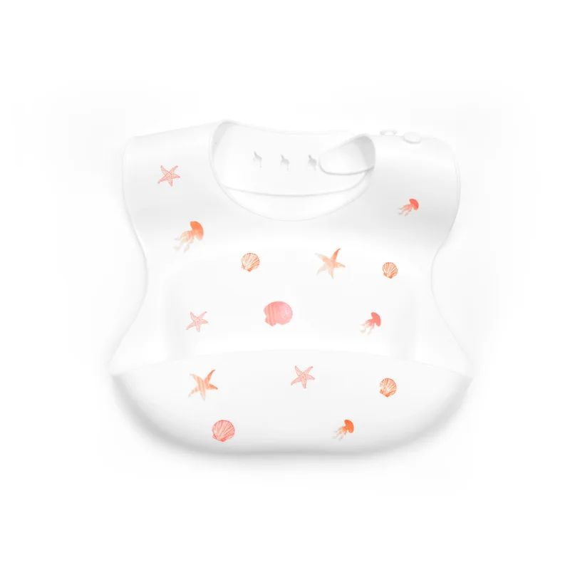 Silicone Bib - Imperméable et à la mode - Bavoir en silicone pour bébé