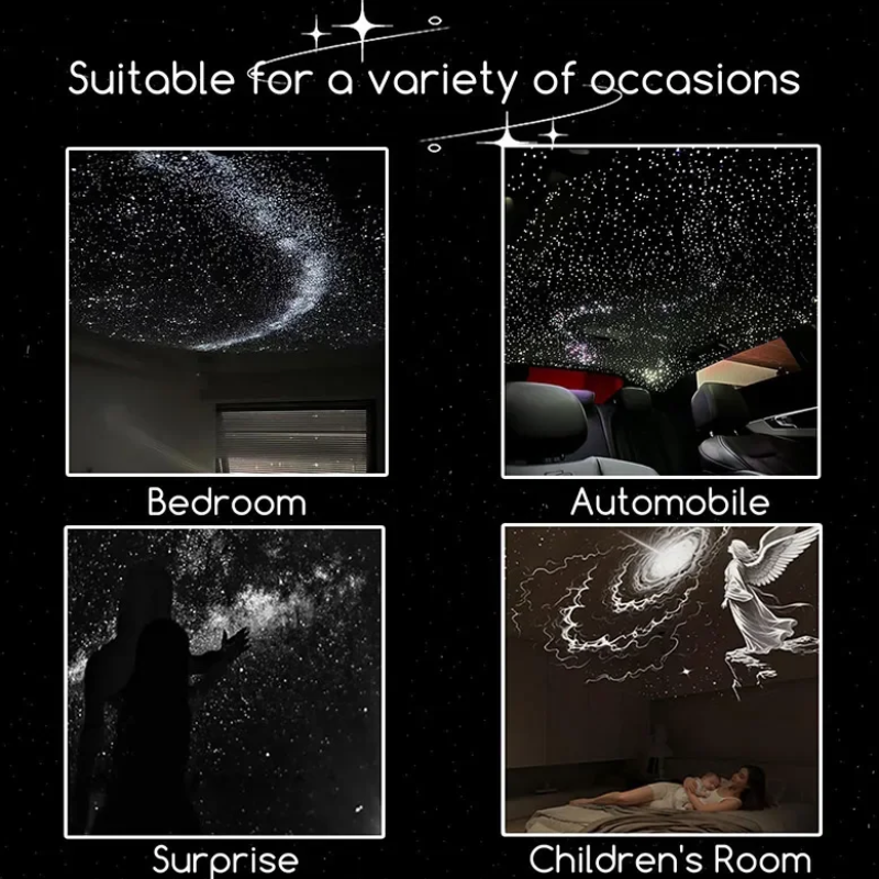 NightSky – Intensité réglable et ambiance magique dans la chambre à coucher – Lampe LED Galaxy