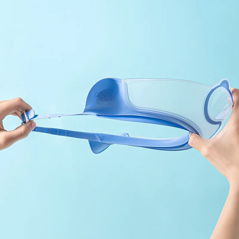 SplashGuard – Confortable et pratique – Bonnet de douche pour bébé avec protection pour le visage