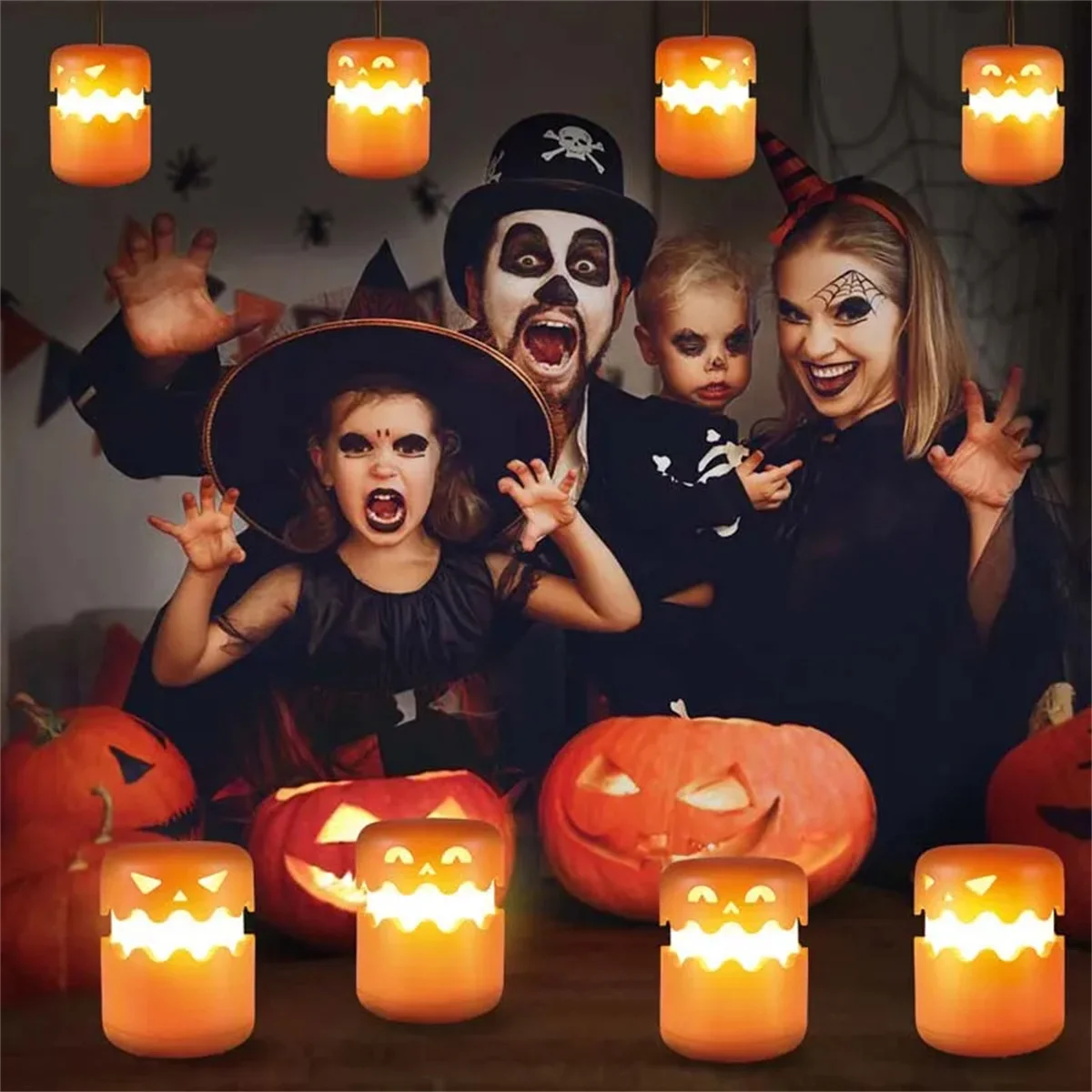 SpookyLight – Festif et unique – Lampe d'Halloween en citrouille