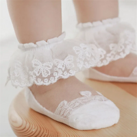 Thumbnail for BabyBliss – Confortables et légères – Chaussettes en dentelle pour bébé