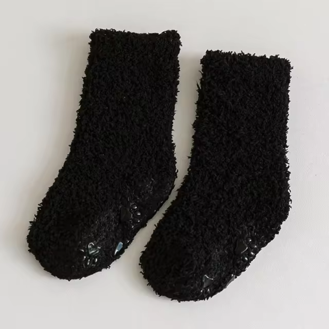 SnuggleBoo – Chaudes et douces – Chaussettes en polaire pour bébés