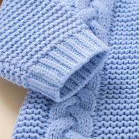 Thumbnail for SoftKnit – Chaleureux et mignon – Combinaison à capuche en tricot pour bébé