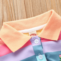 Thumbnail for RainbowBabe – Frais et coloré – Robe polo pour enfant