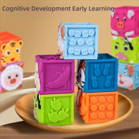 Thumbnail for SoftStack – Ludique et éducatif – Blocs empilables en forme d'animaux en peluche