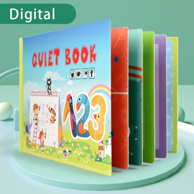 Quiet Book™ - Développer la motricité fine - Livre d'apprentissage