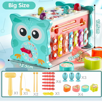 Thumbnail for Montessori Hammering Toy – Motricité et apprentissage – Set de jeu 8 en 1