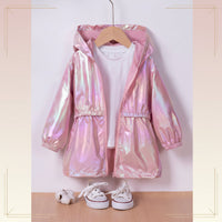 Thumbnail for LumiBreeze – Brillant & Léger – Imperméable pour enfant avec capuche