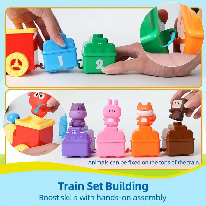 SmartTrain – Éducatif et ludique – Coffret de train pour enfants