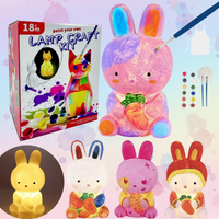Thumbnail for MiniCrafters – Créativité et apprentissage – Kit de peinture « Lampe DIY Animaux »