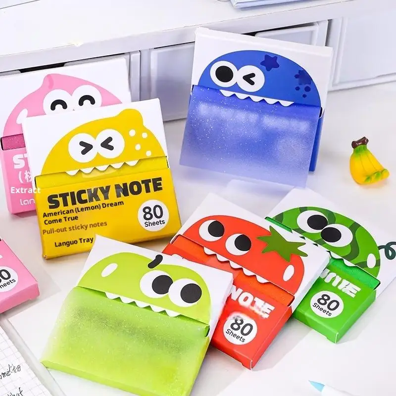 MemoBuddy – Colorés et pratiques – Post-it transparents