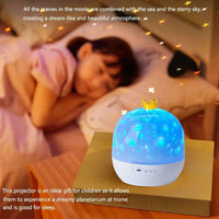Thumbnail for CosmoGlow – Rêveur et créatif – Lampe de nuit Galaxy Projector avec rotation à 360°