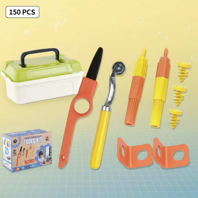 ToolMaster – Le kit d'outils idéal pour les amateurs de bricolage en carton – Kit d'outils pour enfants