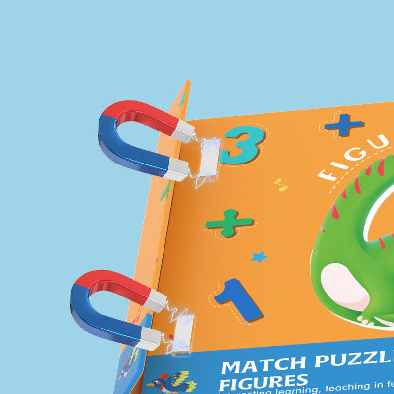 SmartMatch – Ludique et éducatif – Livre magnétique 2-en-1 de dessin et de puzzles