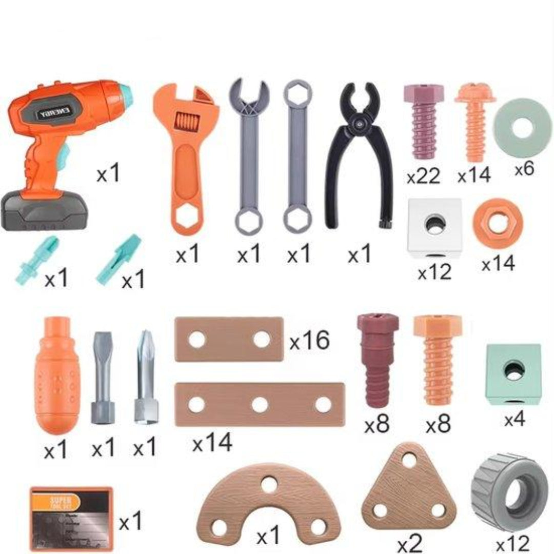 KlusKidz – Sécurité et apprentissage – Kit d'outils pour enfants