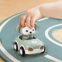 Thumbnail for AnimalRide – Ludique et mignon – Voitures en silicone en forme d'animaux (lot de 3)