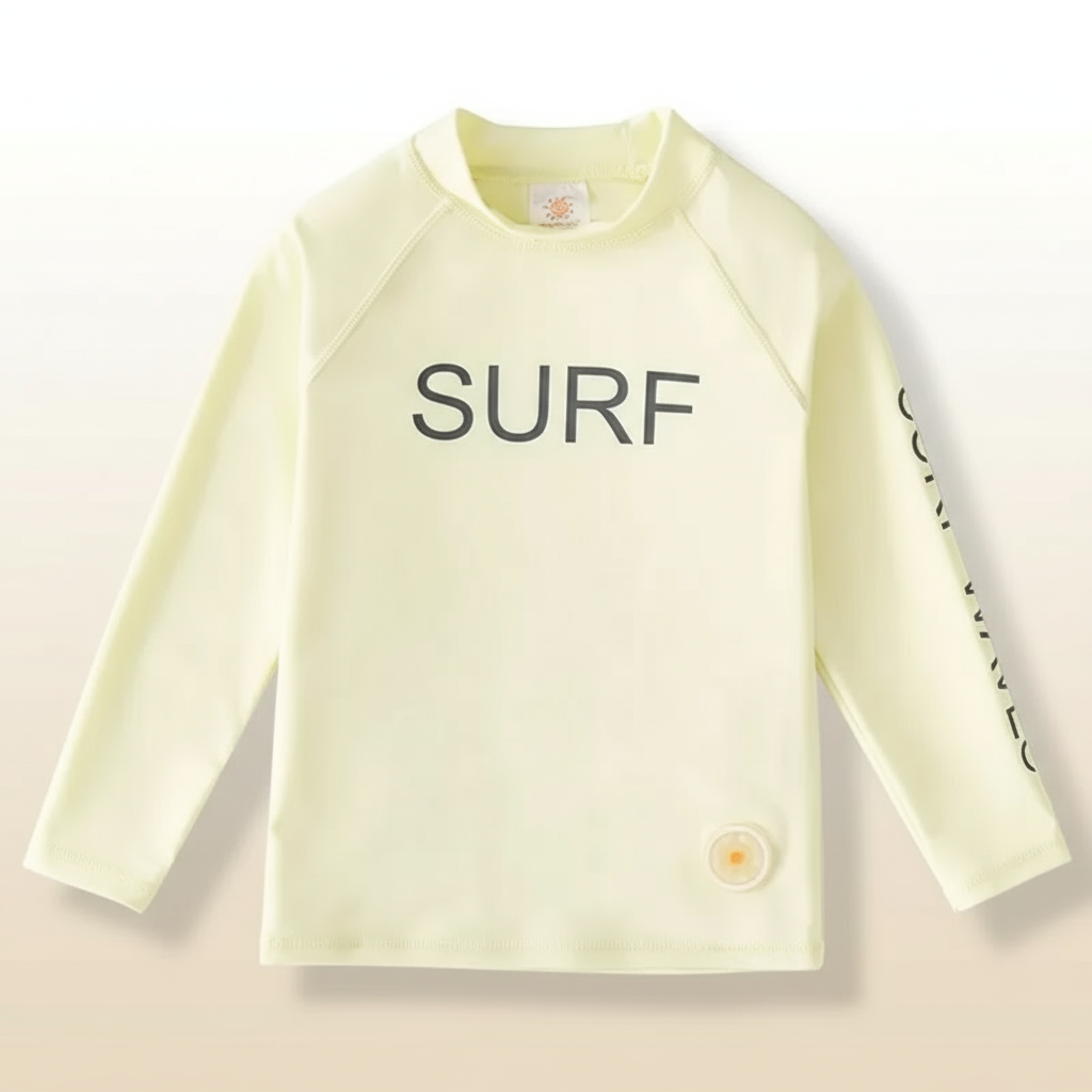 SunShield – Protecteur et souple – T-shirt de surf à manches longues pour enfants avec UPF 50+