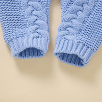 Thumbnail for SoftKnit – Chaleureux et mignon – Combinaison à capuche en tricot pour bébé