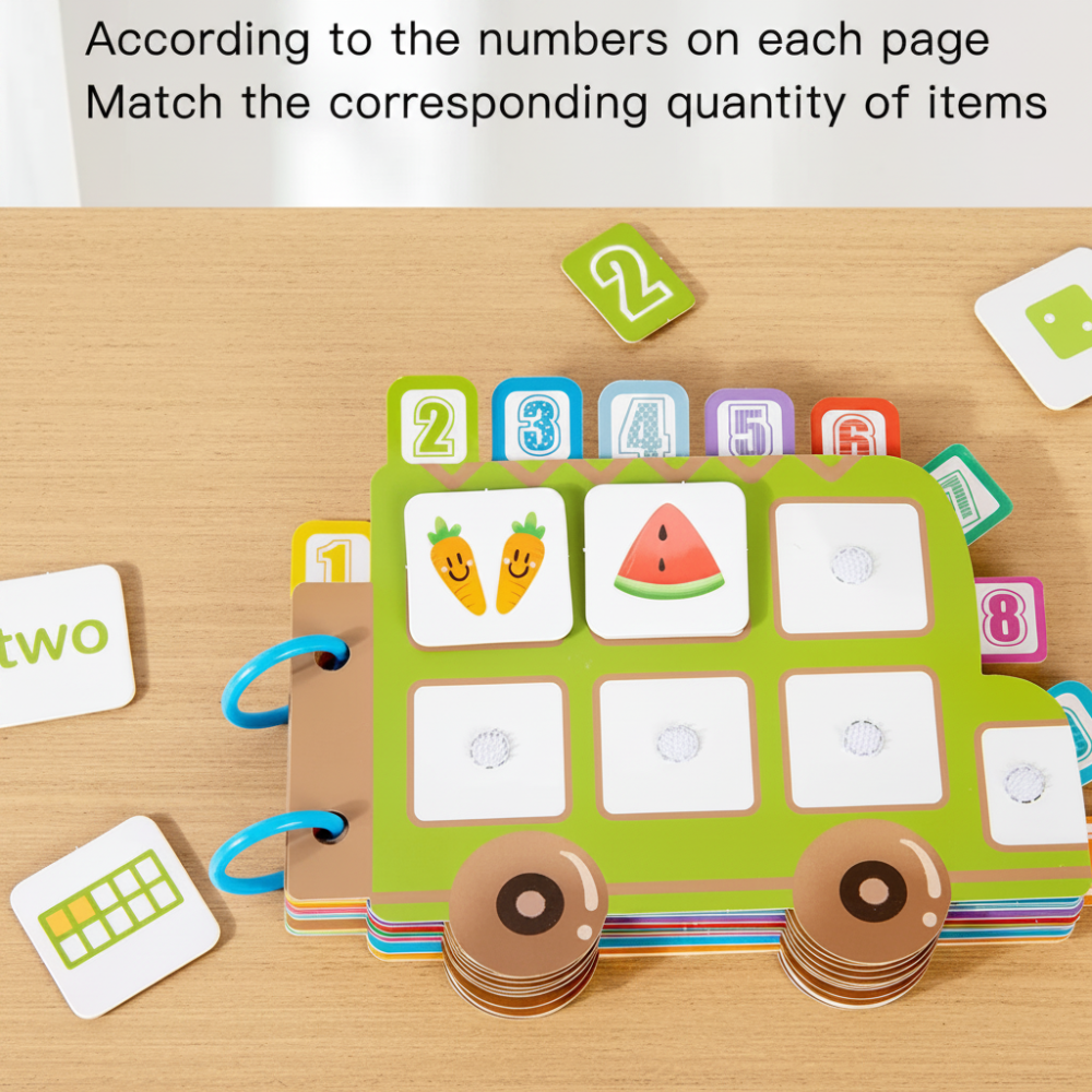 SmartCount – Éducatif et ludique – Cahier de chiffres avec des activités de calcul