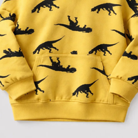 Thumbnail for DinoStyle – Chaud et respirant – Sweat à capuche avec imprimé Triceratops