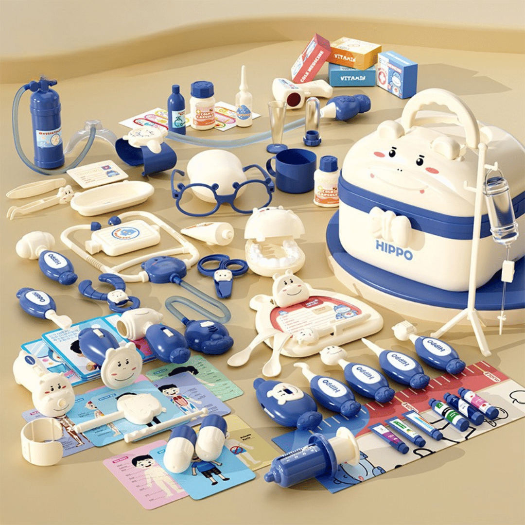 Hippo Doctors Set™ - Mini docteurs en action - Malette de docteur pour enfants