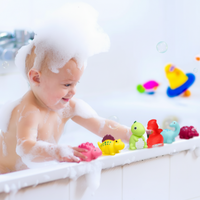Thumbnail for AquaGlow – Sûr et éducatif – Ensemble de jouets de bain lumineux