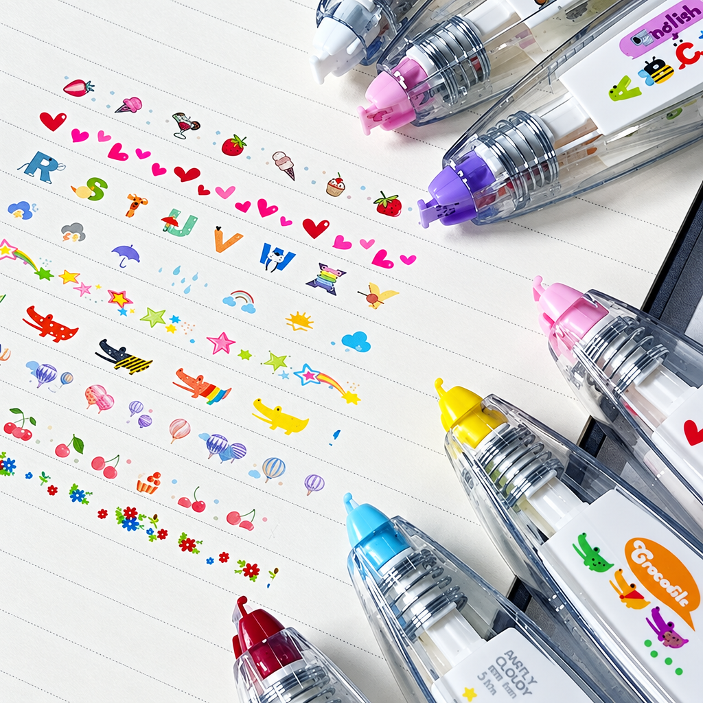 DoodleTape – Rouleau de ruban décoratif pour le journaling et les loisirs créatifs