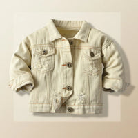 Thumbnail for Candy Color Veste en jean – Veste en jean légère pour enfants