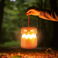 Thumbnail for SpookyLight – Festif et unique – Lampe d'Halloween en citrouille