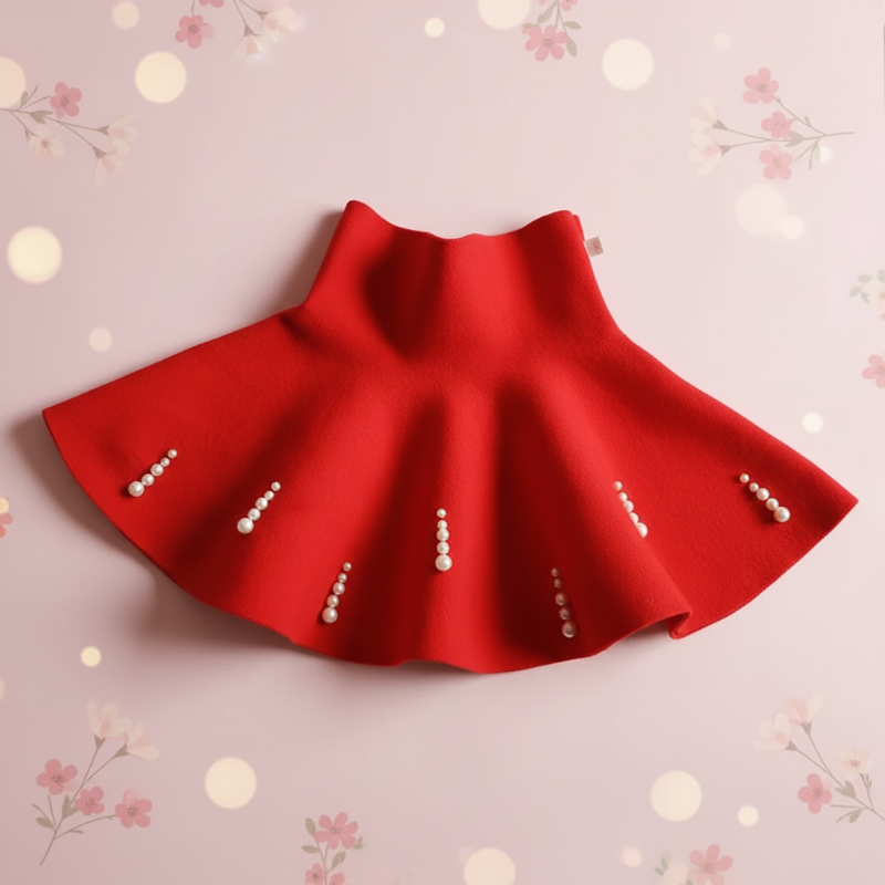 Girls Knitted Skirt – Confort et style – Jupe pour enfant