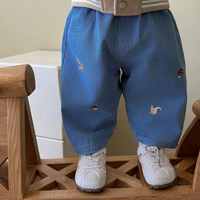 Thumbnail for LittlePatch – Doux et confortables – Pantalons pour enfants avec détails brodés