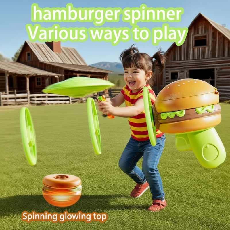 Flying Disk Toy – Créativité et mouvement – Gyro Gun
