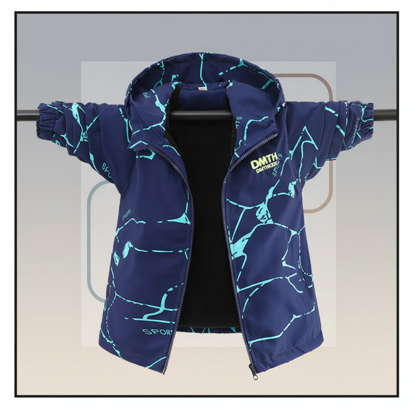 Reversible Kids Jacket – Imperméable et coupe-vent – Veste légère
