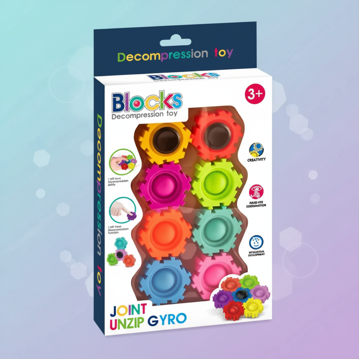 GearSpin – Éducatif et interactif – Jouets anti-stress