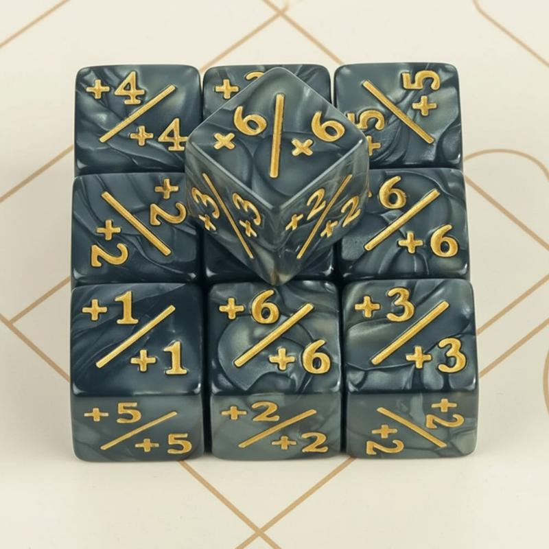 RollSmart – Ludique et éducatif – Dés D6 pour jeux de cartes