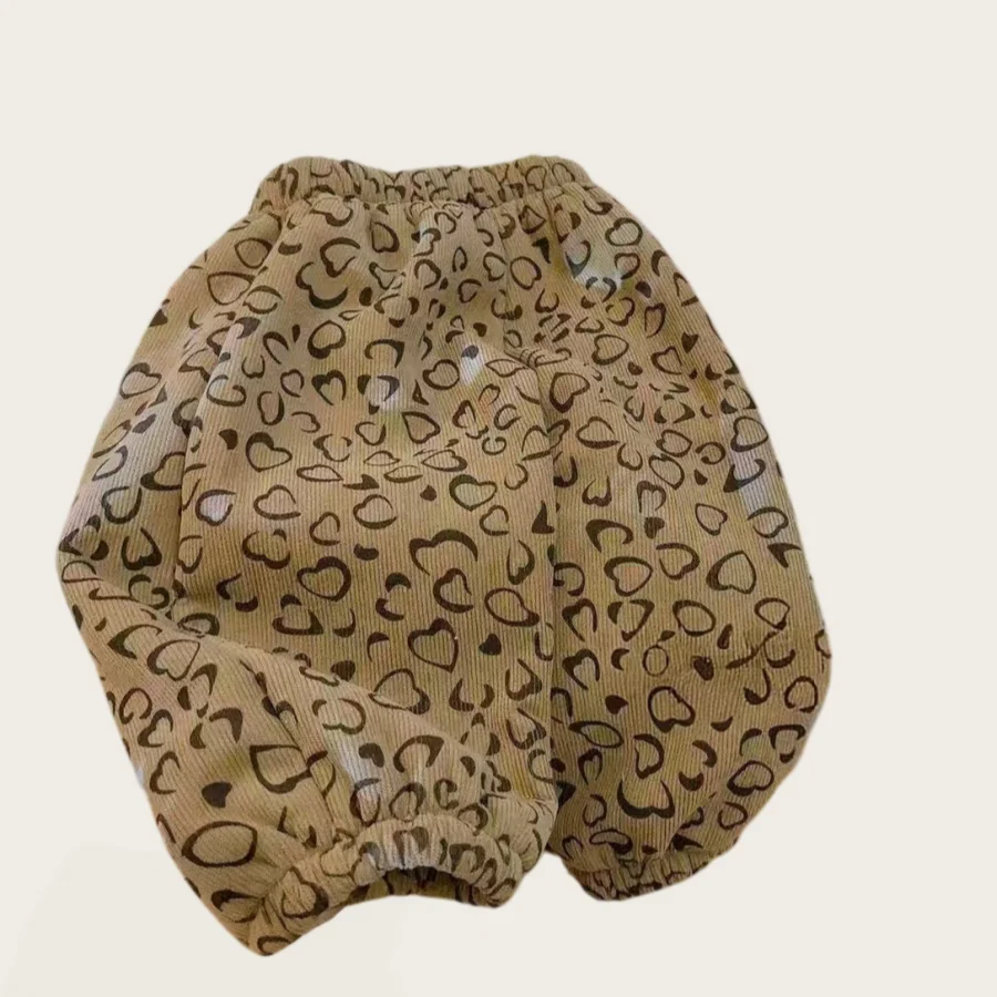 MiniTrousers – Chaud et doux – Pantalon en velours côtelé pour enfant avec doublure en polaire