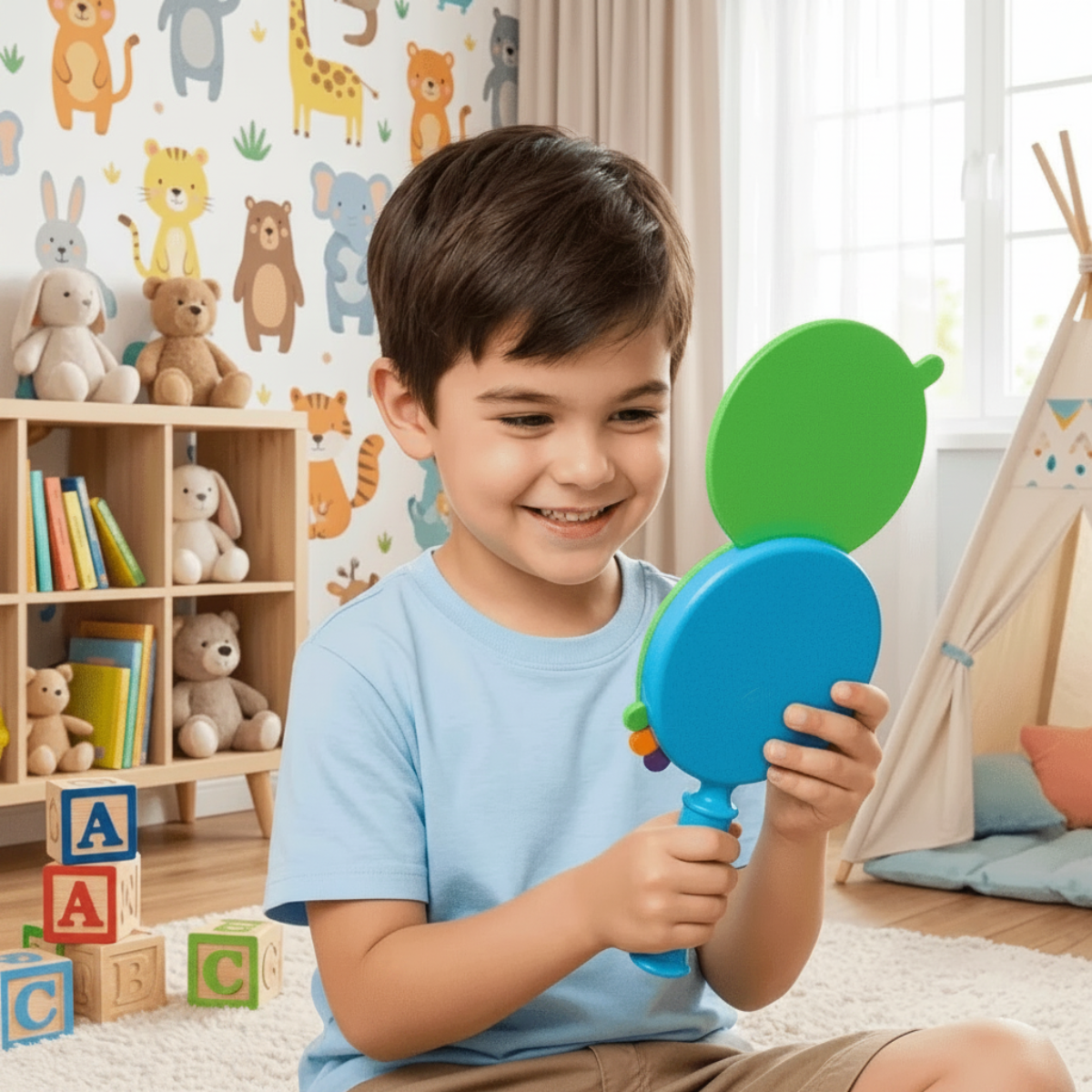 MirrorFun – Éducatif et interactif – Miroir avec expressions faciales
