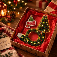 Thumbnail for HolidayBeam – Festif et chaleureux – Projecteur de Noël USB avec motifs lumineux