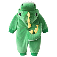 Thumbnail for RoarBuddy – Mignon et ludique – Combinaison à capuche « Bébé dinosaure »