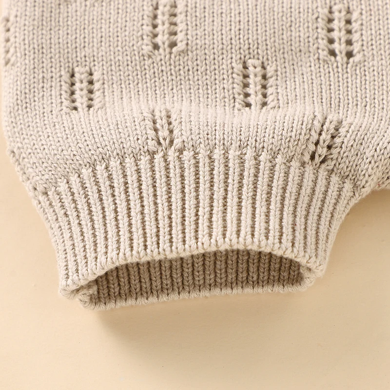 MiniCozy – Doux et confortable – Salopette tricotée pour bébé avec bonnet