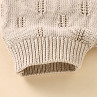 Thumbnail for MiniCozy – Doux et confortable – Salopette tricotée pour bébé avec bonnet