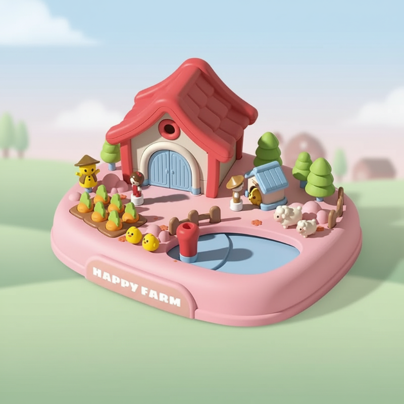 Magnetic Princess Castle – Créatif et magique – Ensemble de jeu « Maison de poupées magnétique »