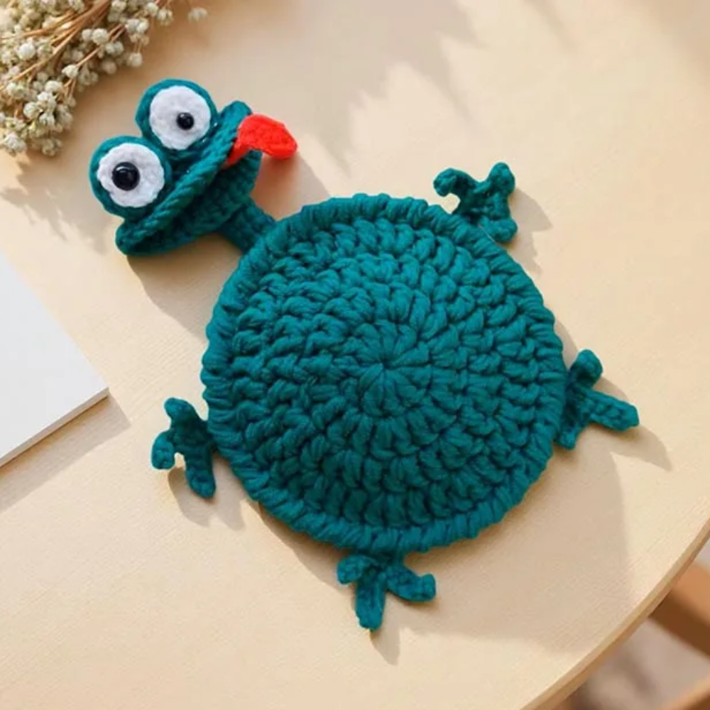 FunnyCritter – Drôle et original – Set de table « Animaux au crochet »