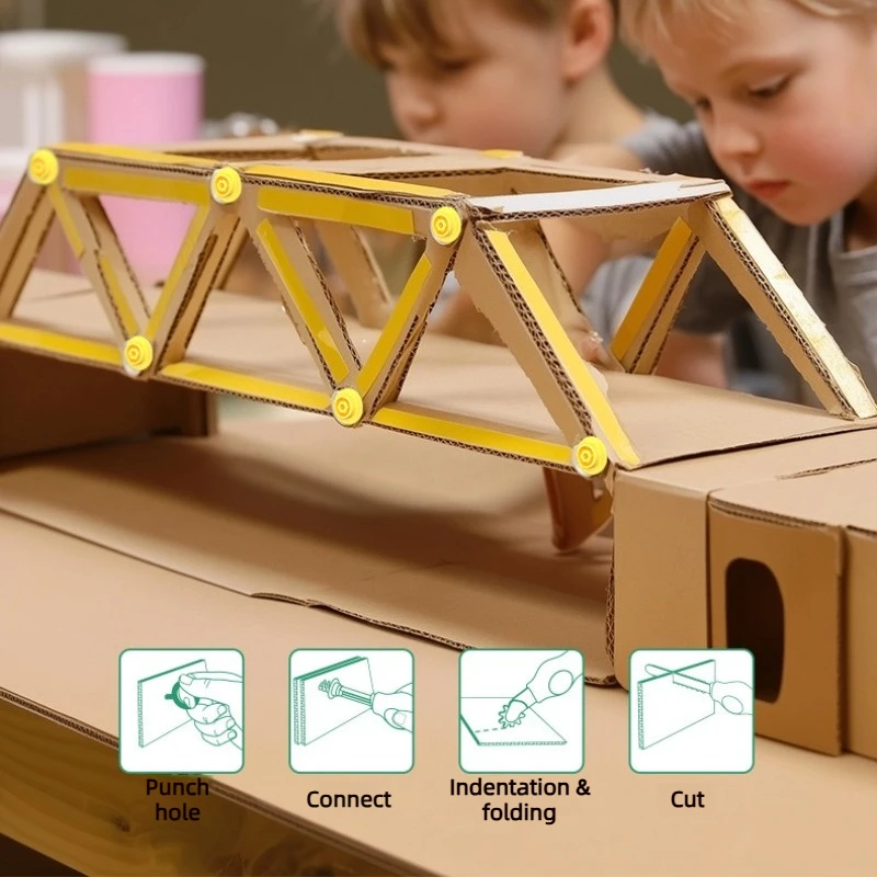 CardboardMaster – Ludique et éducatif – Kit de bricolage en carton