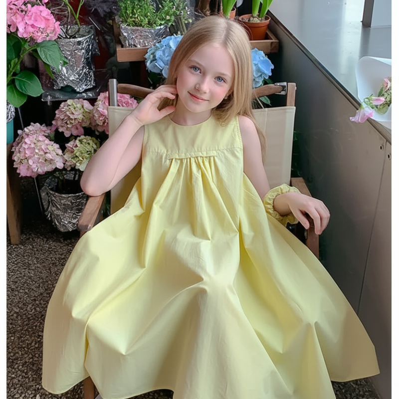 Summer Dress – Légère et estivale – Robe d'été jaune