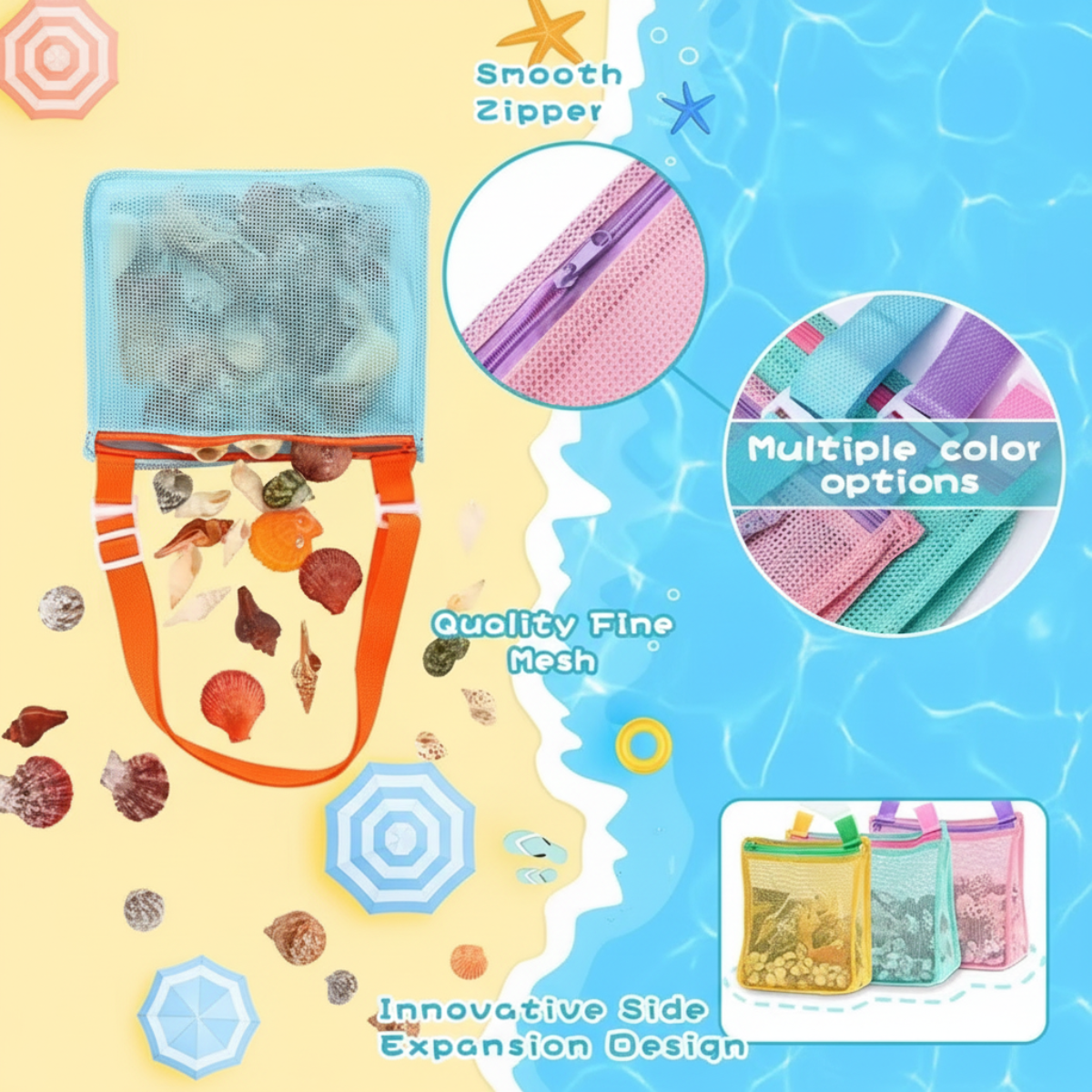 BeachPlay – Jeux aquatiques ludiques et éducatifs – Sacs de plage