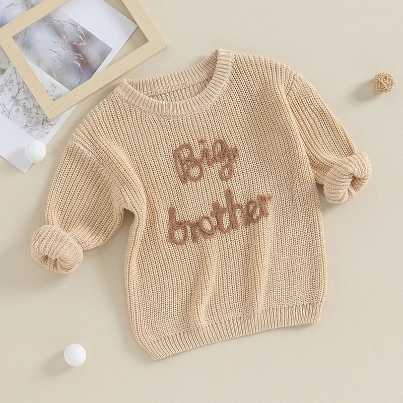 MiniTrend – Confortable et moderne – Pull pour enfant avec « Big Brother »