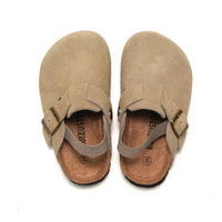 Thumbnail for LittleWalk – Confortables et tendance – Sandales sabots en daim